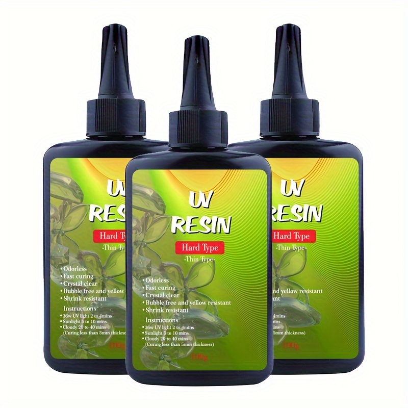 Resin Craft Projects - 100g/200g/300g UV Resin – Suitable for