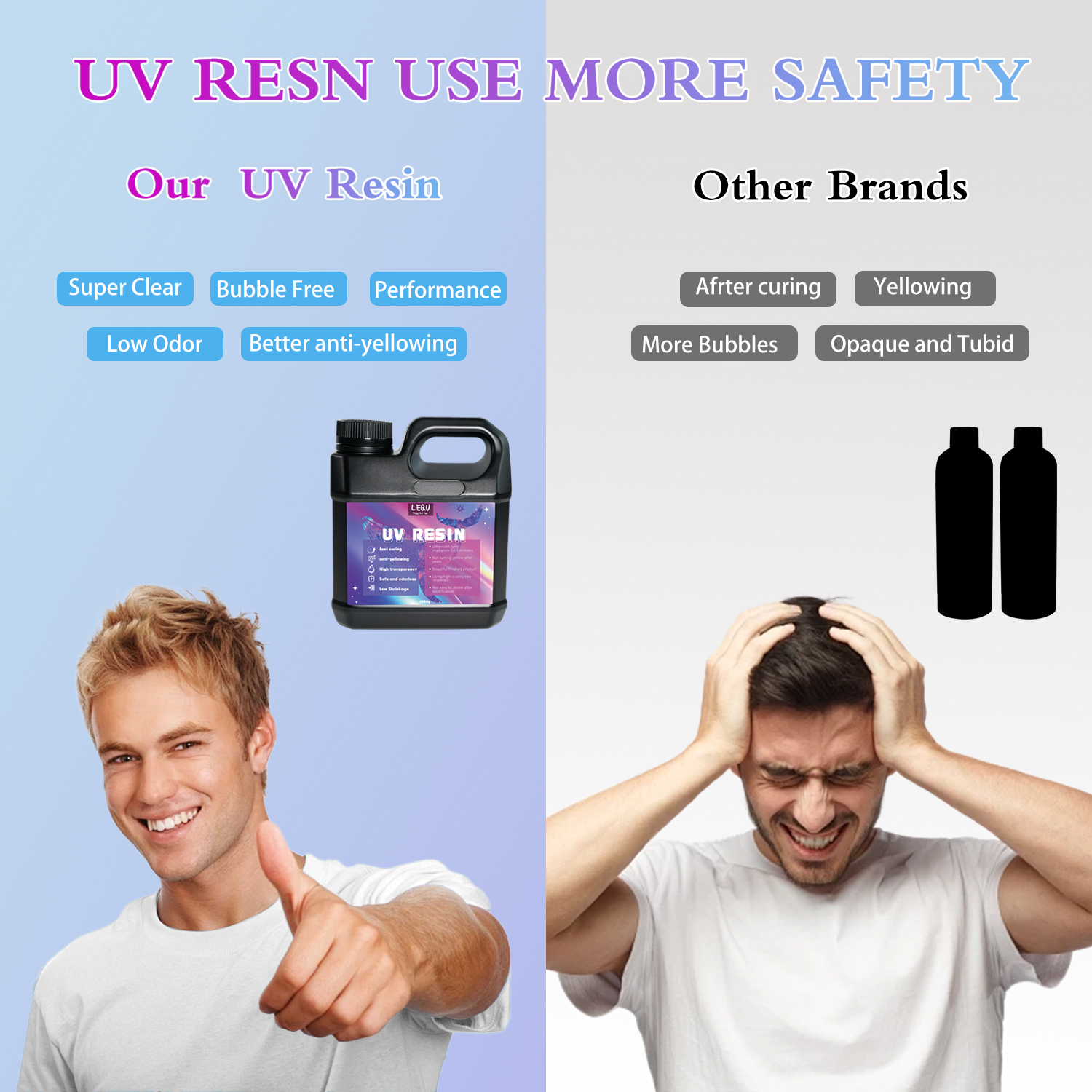 Bulk UV Resin Crystal Clear La - Resin Jewelry Kit recension och pris