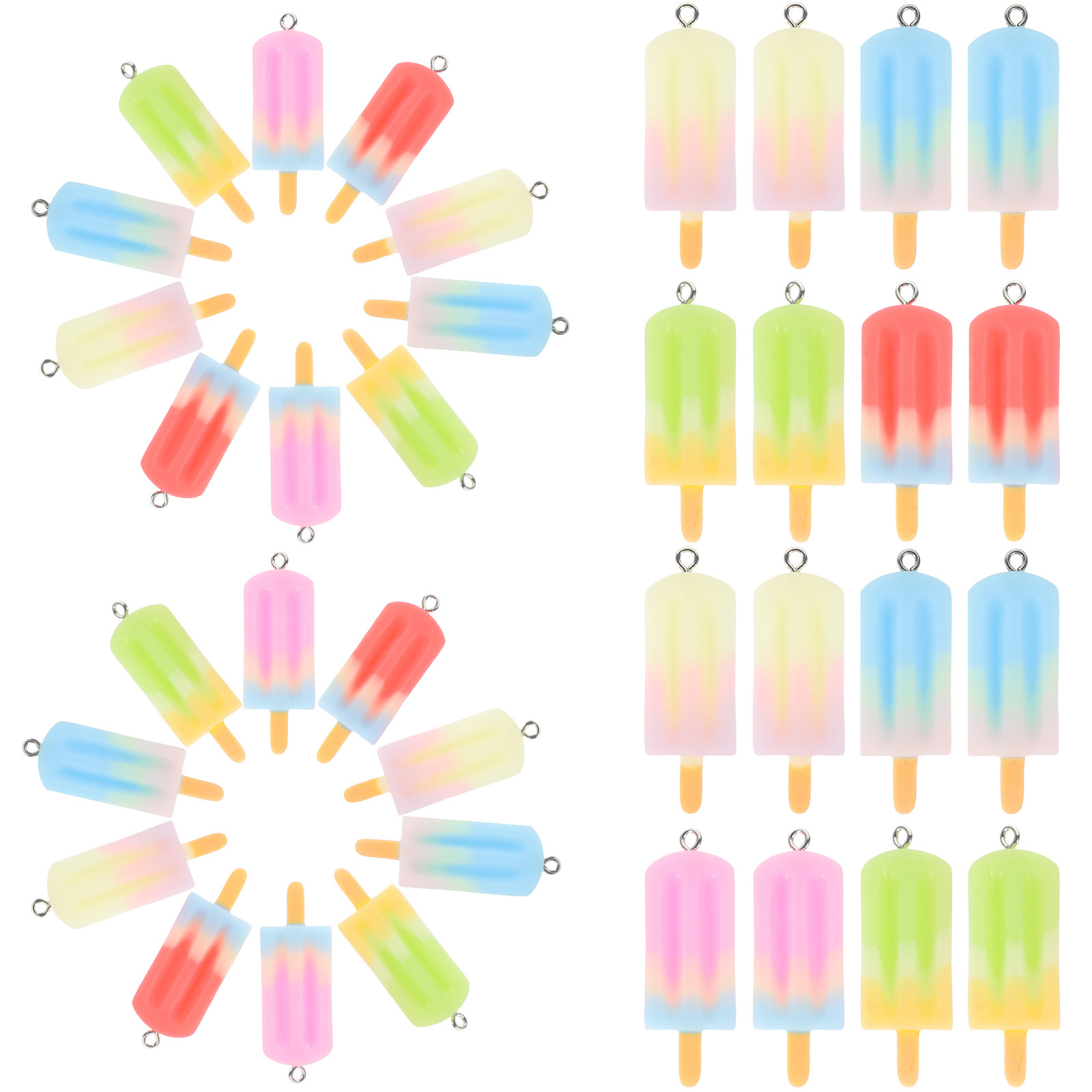 25Pcs Creative Resin Ice Cream - Crafting Resin recension och pris