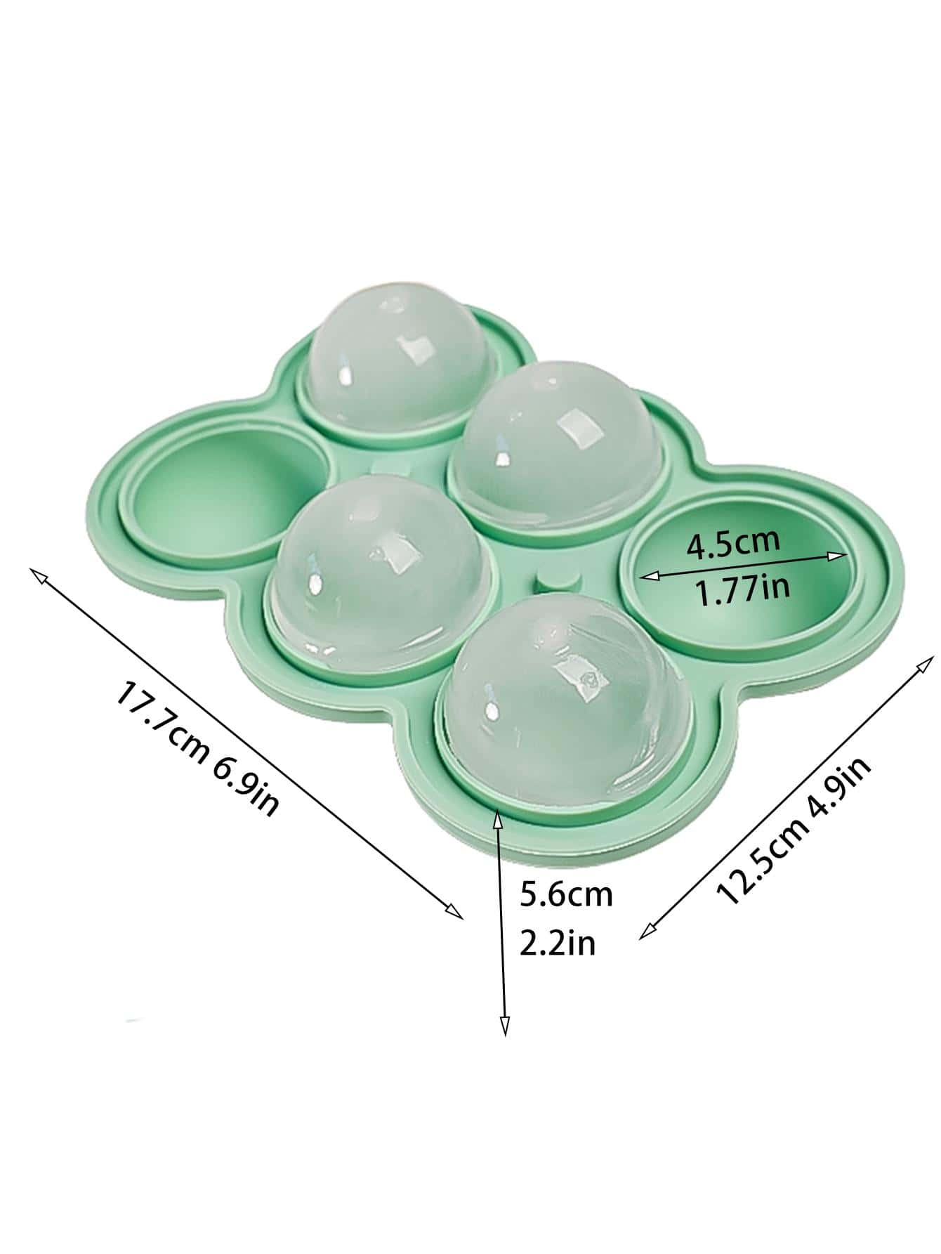 1pc Silicone 6-Cavity Ice Ball - Silicone Mold Tray recension och pris