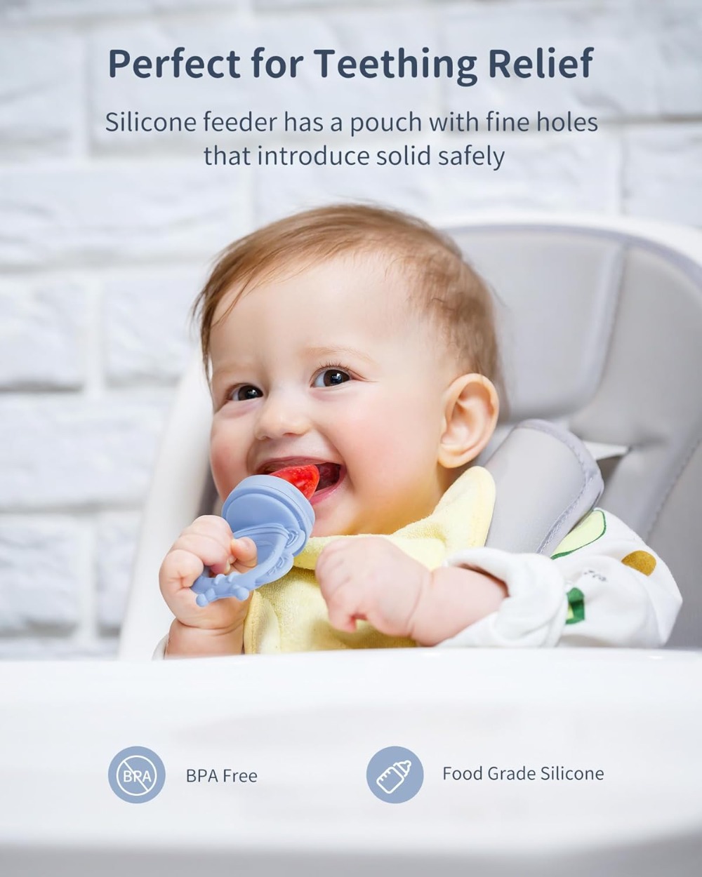 Silicone Baby Fruit Food Feede - Silicone Mold Tray recension och pris