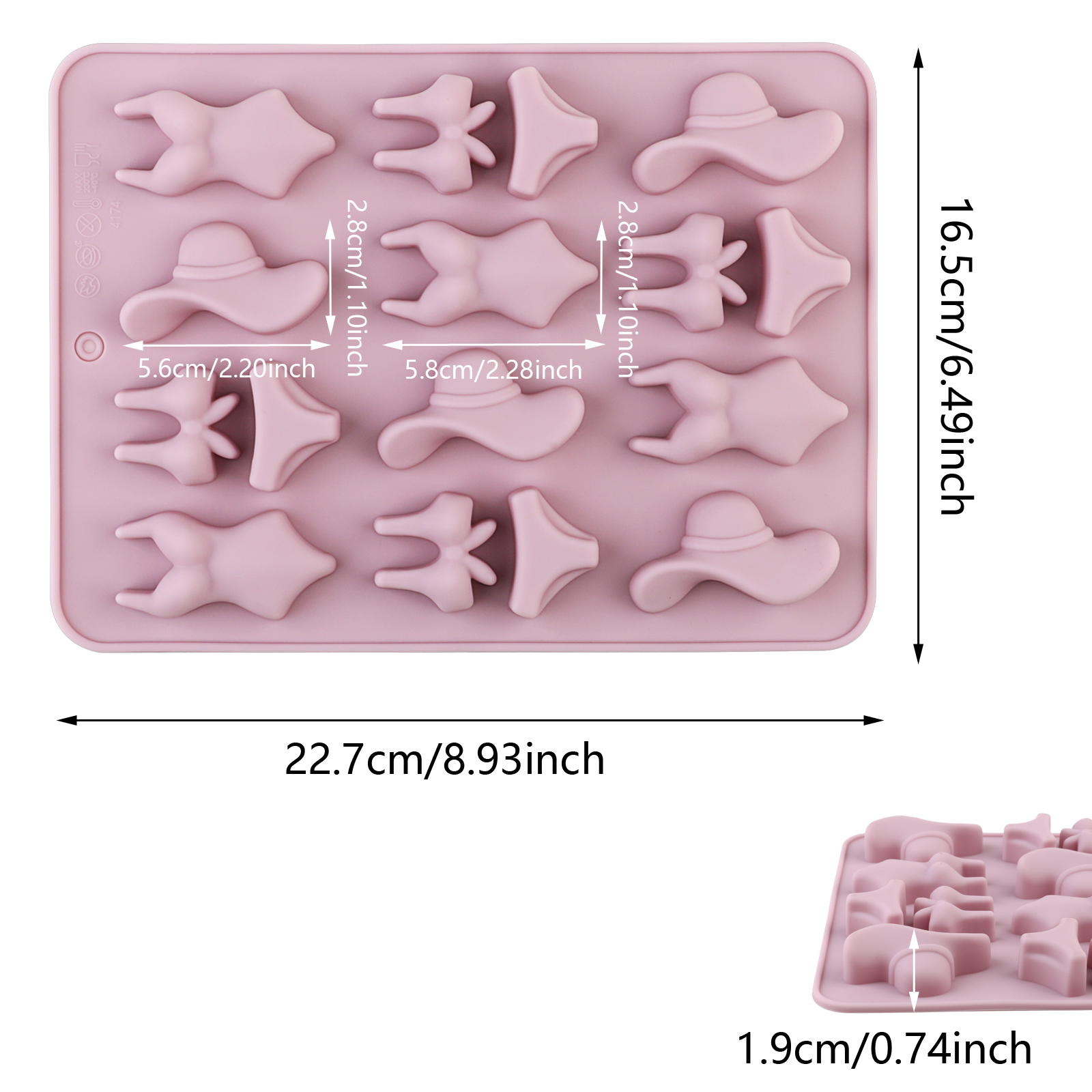 A Summer-Themed Beach Bikini M - Resin Craft Supplies recension och pris