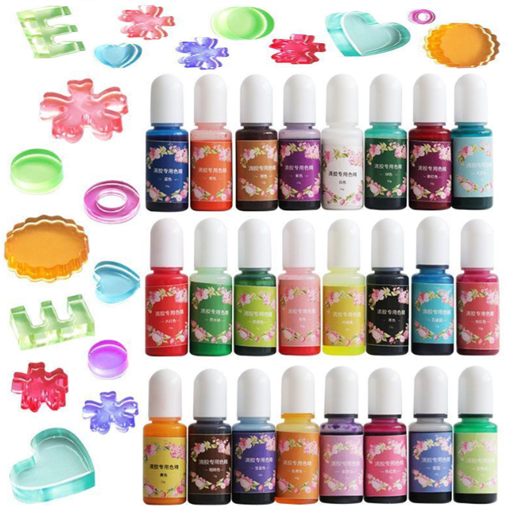 26 Colors 10ml Epoxy Resin Pig - Epoxy Uv Resin Kit recension och pris