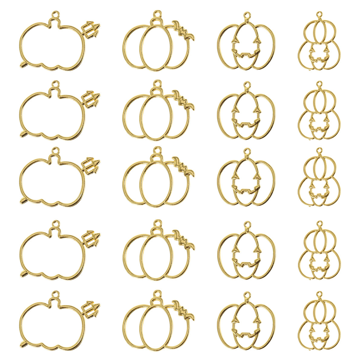 20Pcs DIY Pumpkin Resin Pendan - Resin Jewelry Kit recension och pris