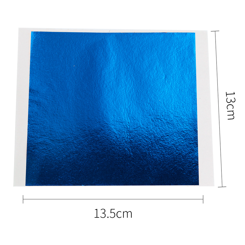 1000pcs/pack 13cm Leaf Sheets  - Gold Foil Flakes recension och pris