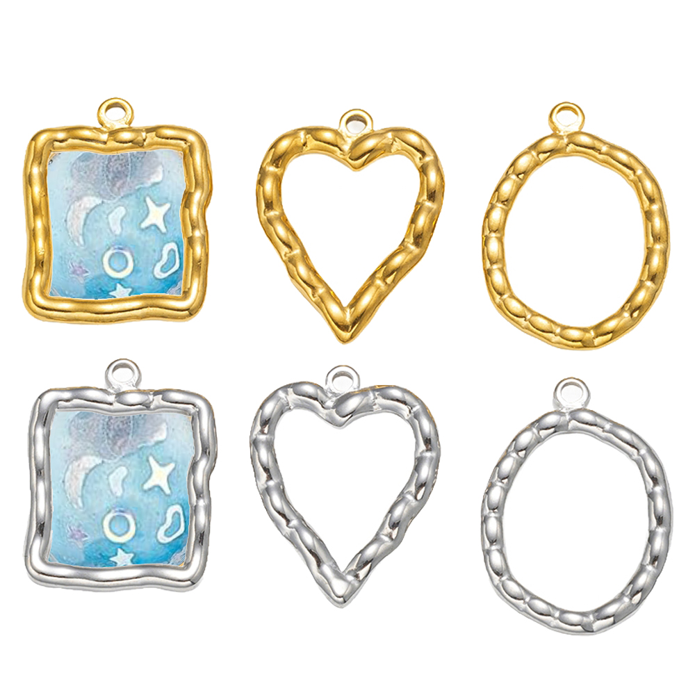 5pcs Stainless Steel Heart Rou - Resin Crafts Diy recension och pris