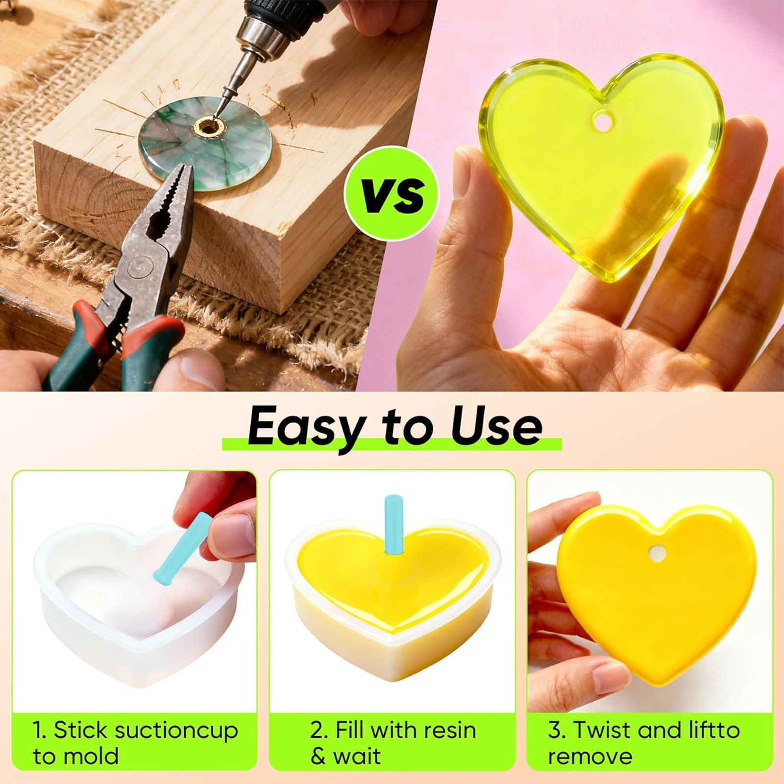 35pcs Resin Hole Maker Set 2-8 - Epoxy Uv Resin Kit recension och pris