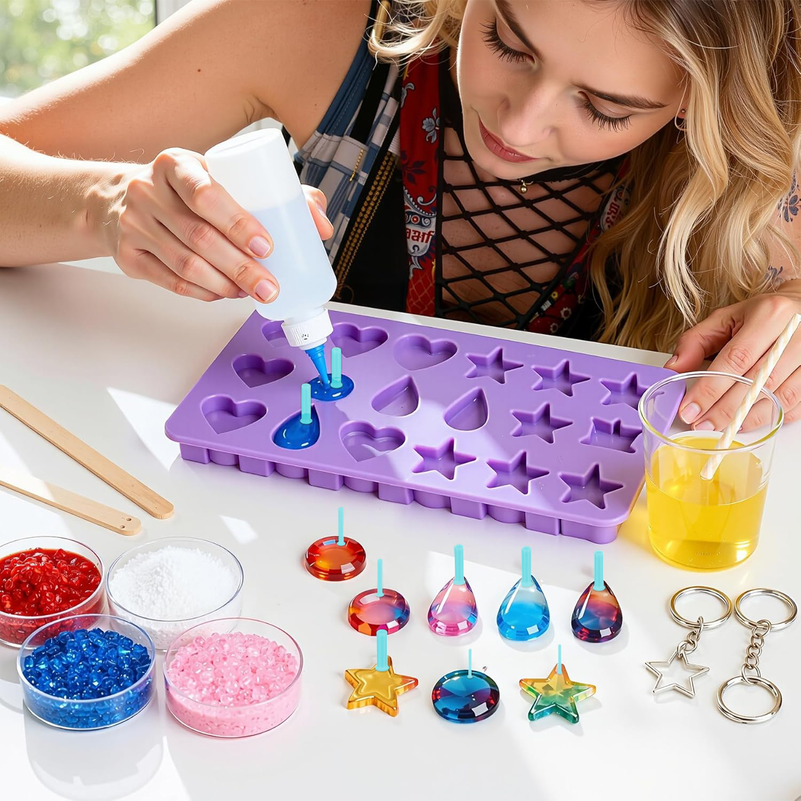 35pcs Resin Hole Maker Set 2-8 - Epoxy Uv Resin Kit recension och pris
