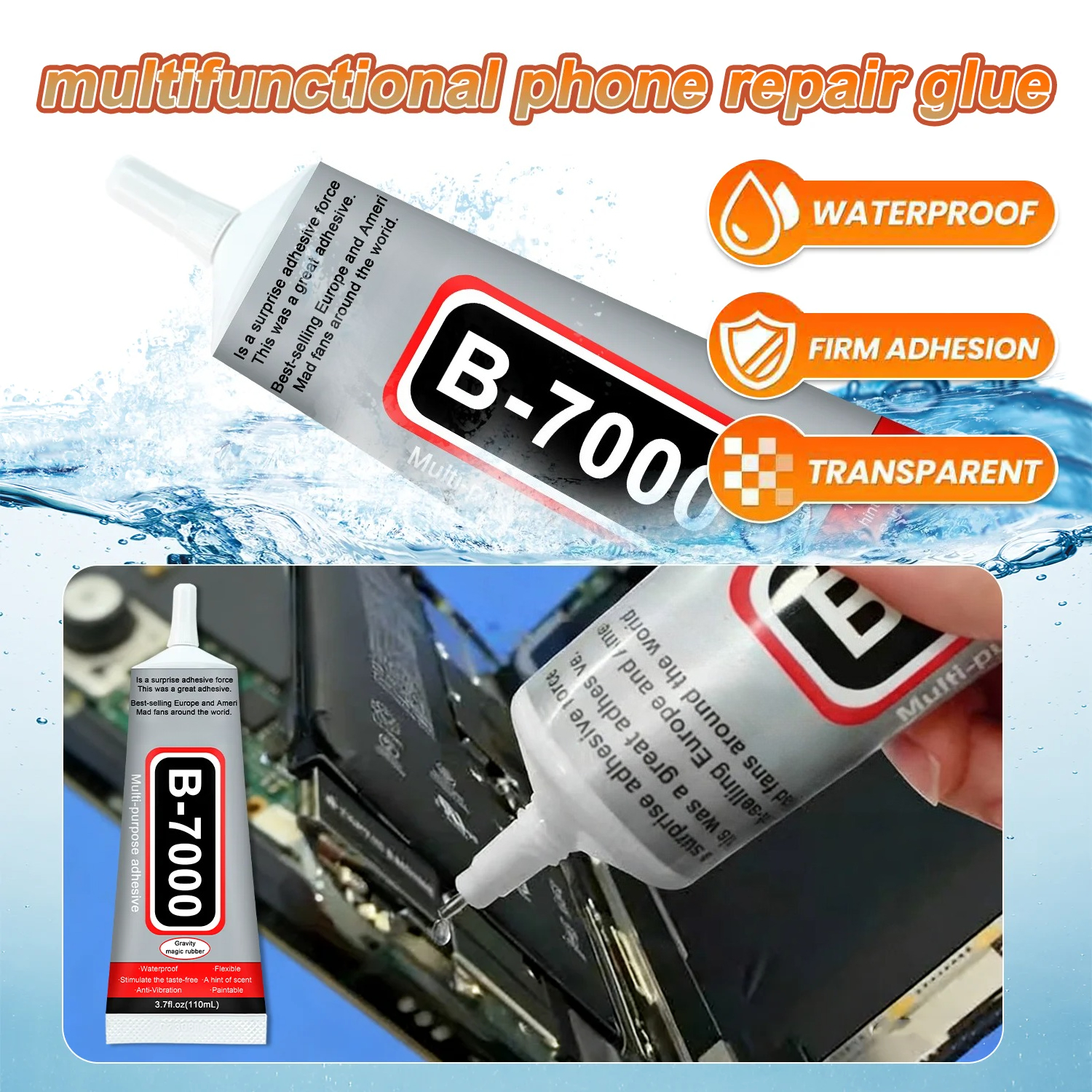 1-10Pcs B-7000 Super Glue Lool - Crafting Resin recension och pris