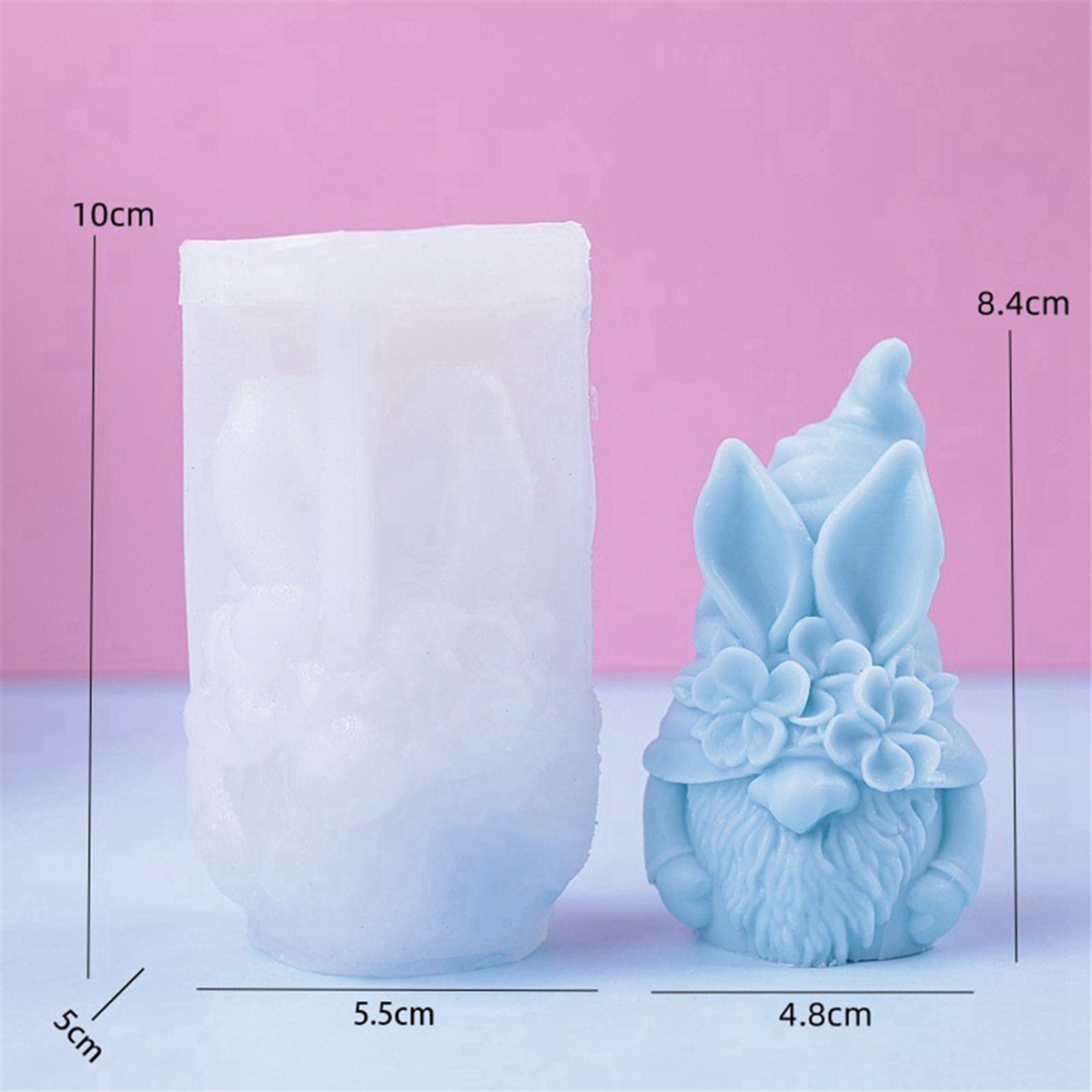 BAAU 3D Dwarf Silicone Candle  - Resin Craft Ideas recension och pris