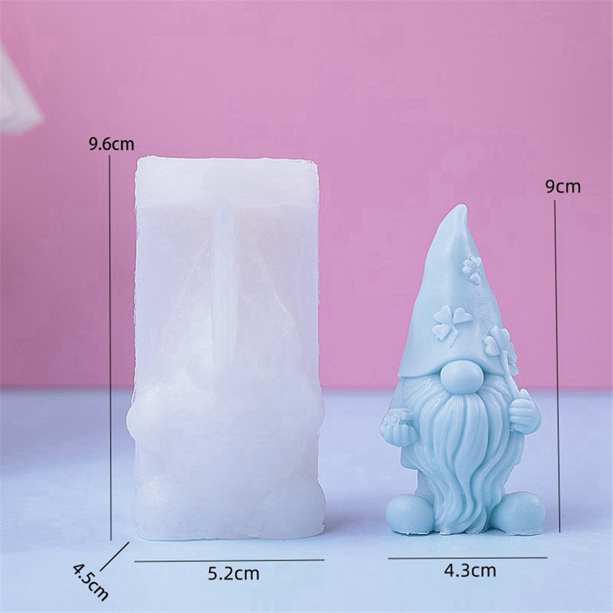 BAAU 3D Dwarf Silicone Candle  - Resin Craft Ideas recension och pris