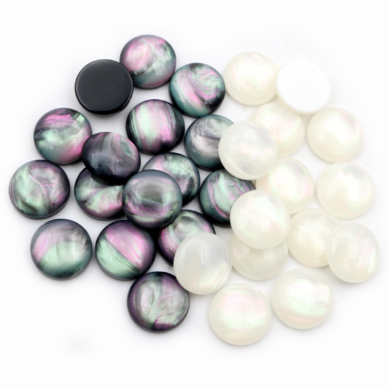 40pcs 8mm 10mm 12mm Round Resi - Resin Craft Projects recension och pris