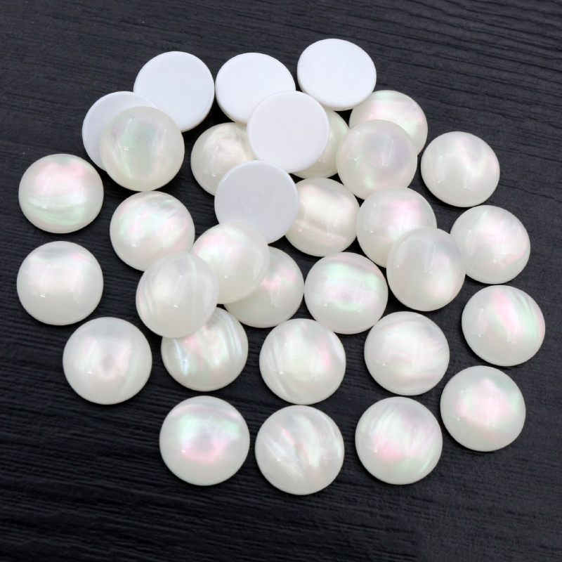 40pcs 8mm 10mm 12mm Round Resi - Resin Craft Projects recension och pris
