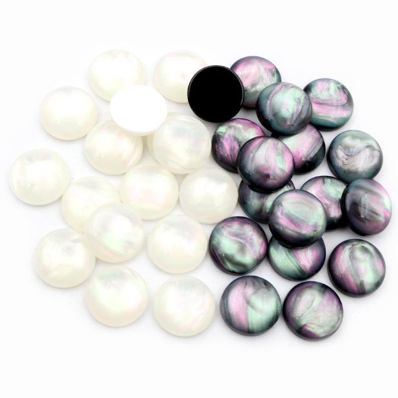 40pcs 8mm 10mm 12mm Round Resi - Resin Craft Projects recension och pris