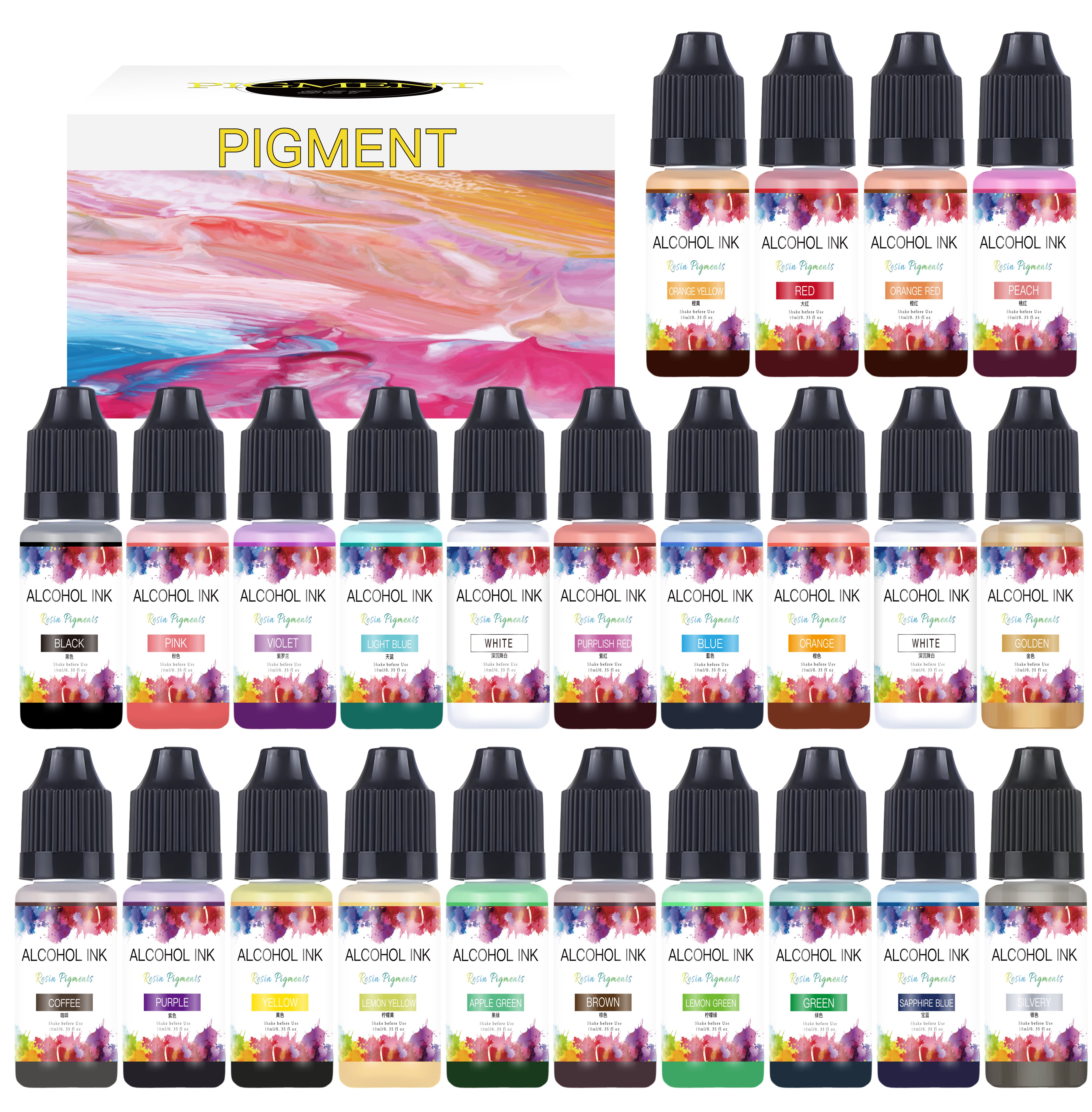 10ml Alcohol Ink Art Epoxy Res - Epoxy Uv Resin Kit recension och pris