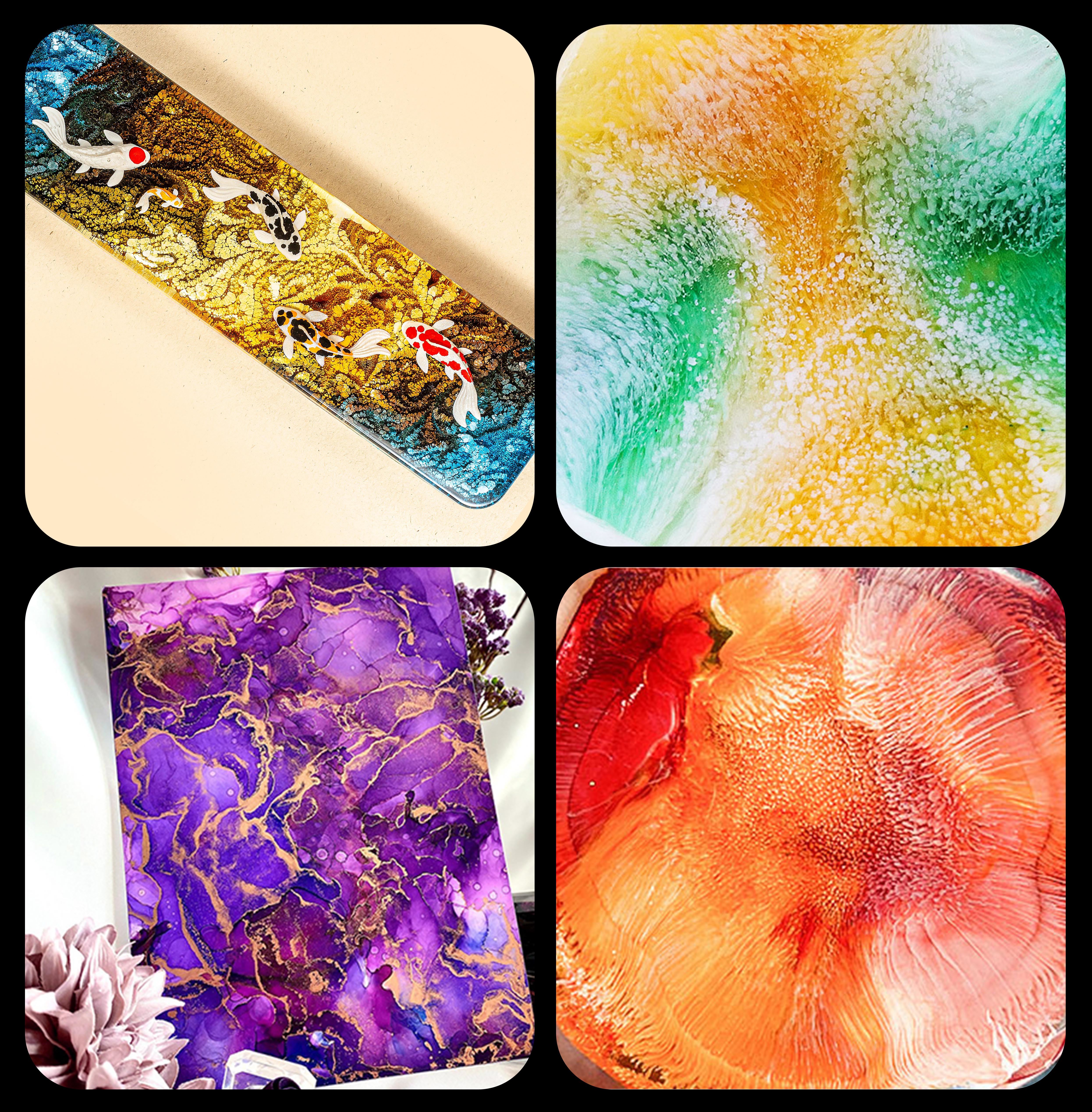 10ml Alcohol Ink Art Epoxy Res - Epoxy Uv Resin Kit recension och pris