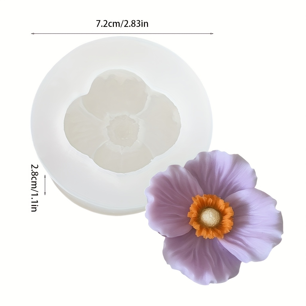 Flower Silicone Candle Mold, C - Resin Craft Ideas recension och pris