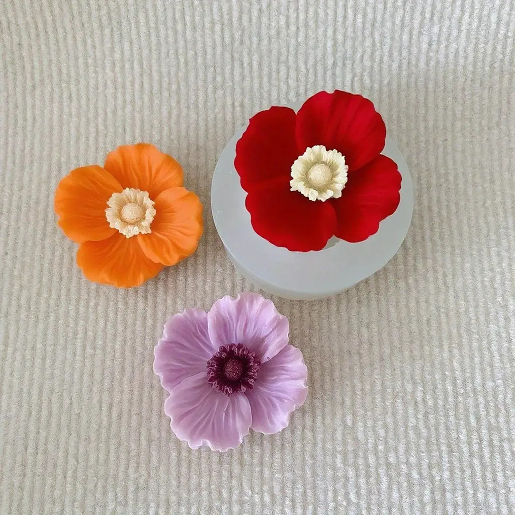 Flower Silicone Candle Mold, C - Resin Craft Ideas recension och pris