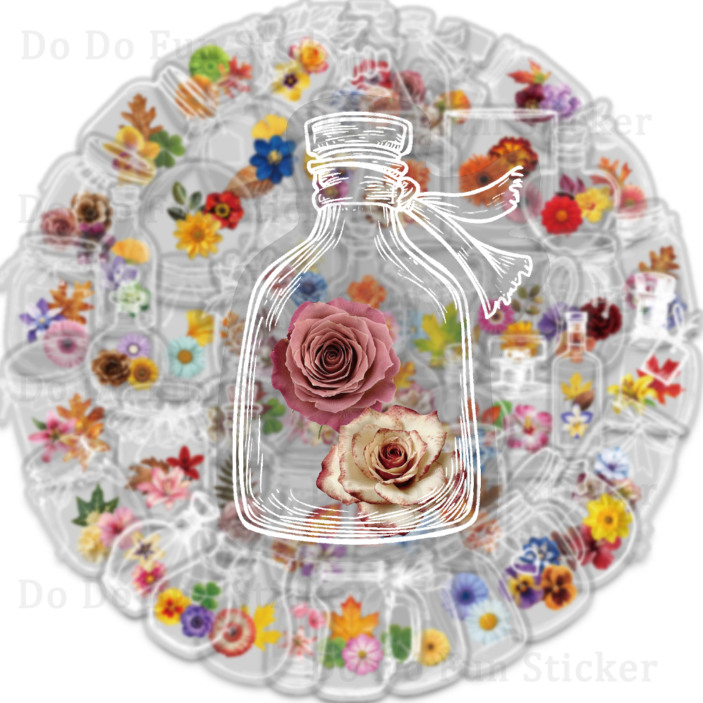 50PCS Glass Bottles with Dried - Dried Flower Bulk recension och pris