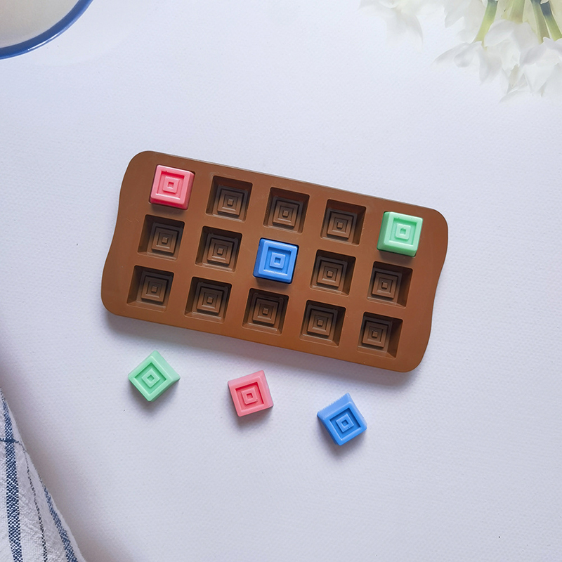 Classical Chocolate Mold Squar - Silicone Mold Tray recension och pris