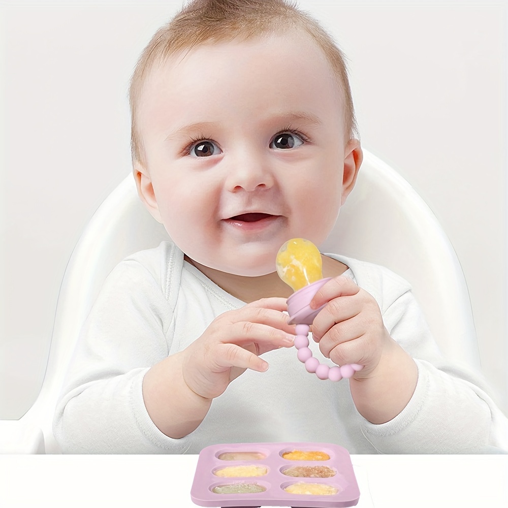 2pcs/set Baby Feeding Set: Fru - Silicone Mold Tray recension och pris