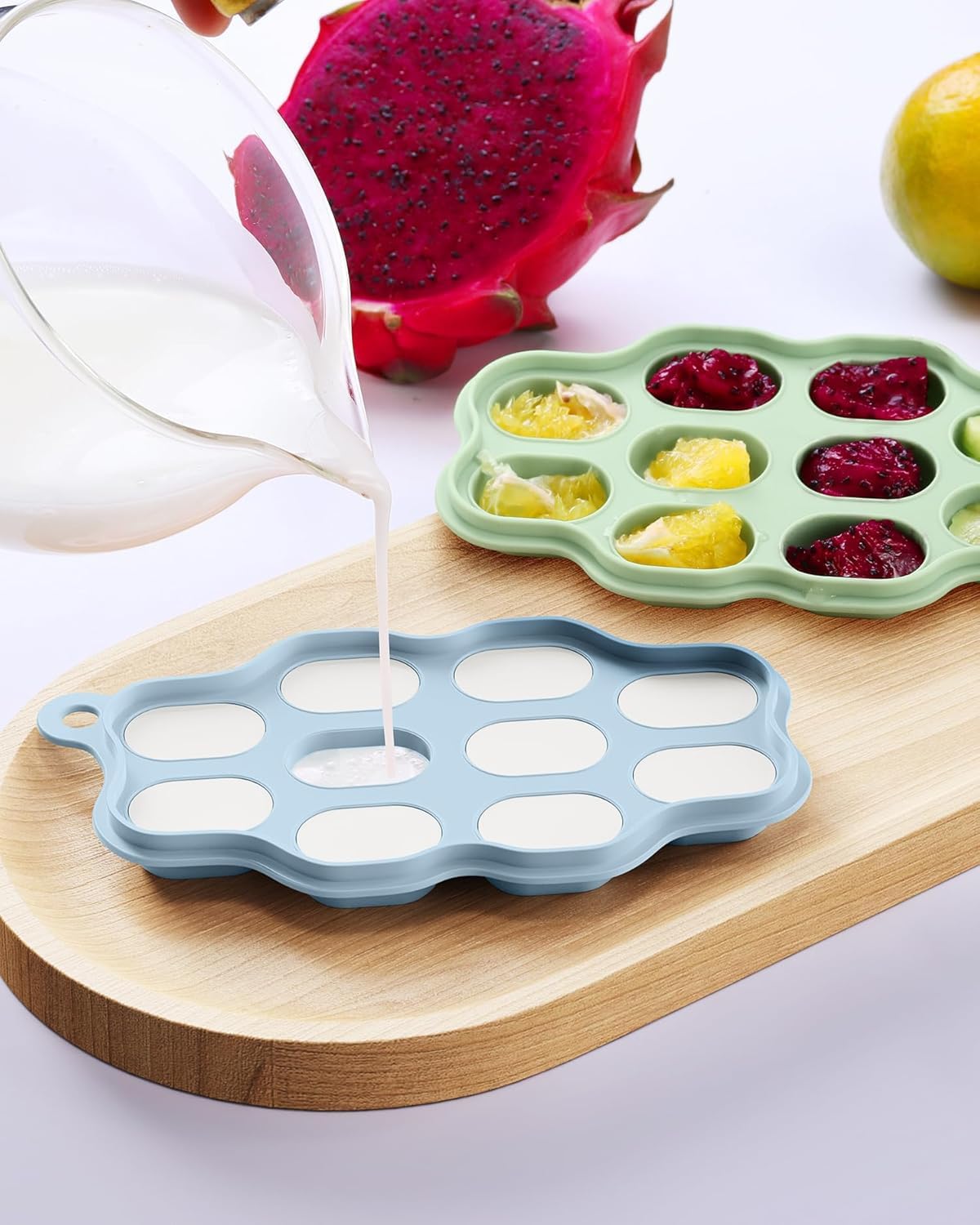 2-Pack Silicone Baby Food Free - Silicone Mold Tray recension och pris