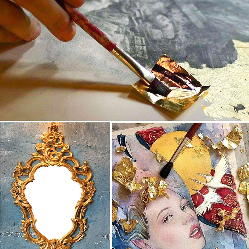 20 Pcs Gold Leaf Sheets: Versa - Gold Foil Flakes recension och pris