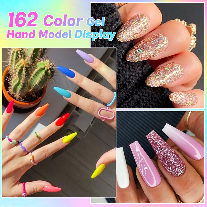6Pcs/Set 10ML Gel Nail Polish  - Resin Glitter Pack recension och pris