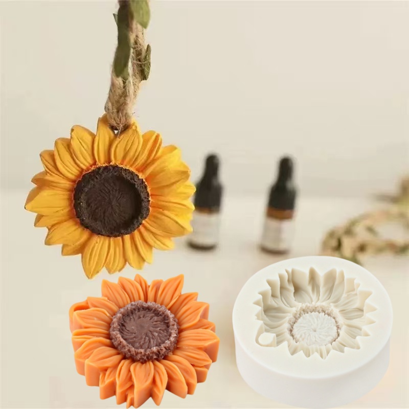 3D Sunflower Candle Mold Silic - Resin Craft Ideas recension och pris