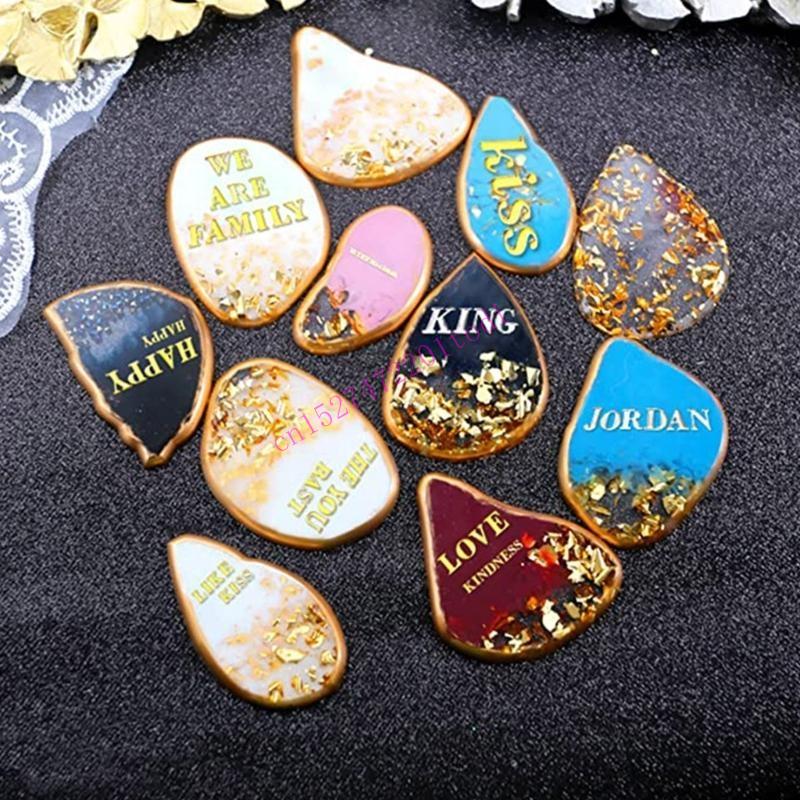 M76B Alphabets Letters Glitter - Resin Glitter Pack recension och pris