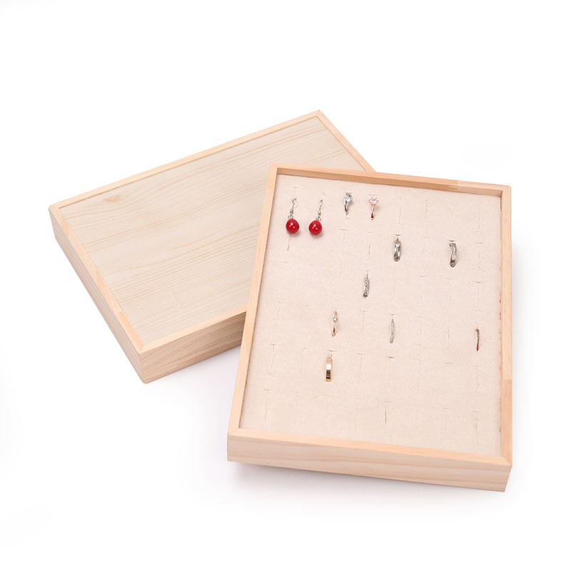 Fashion Simple 48 Slots Rings  - Wood Ring Blank recension och pris