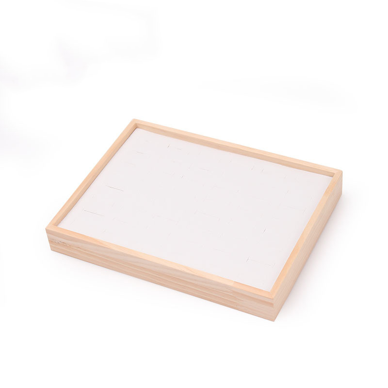 Fashion Simple 48 Slots Rings  - Wood Ring Blank recension och pris