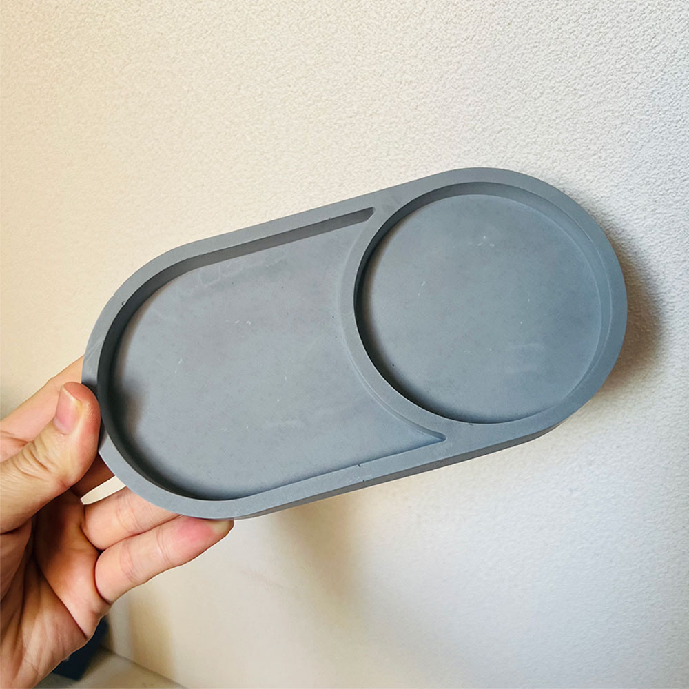 Oval Storage Tray Concrete Mol - Serving Tray Mold recension och pris