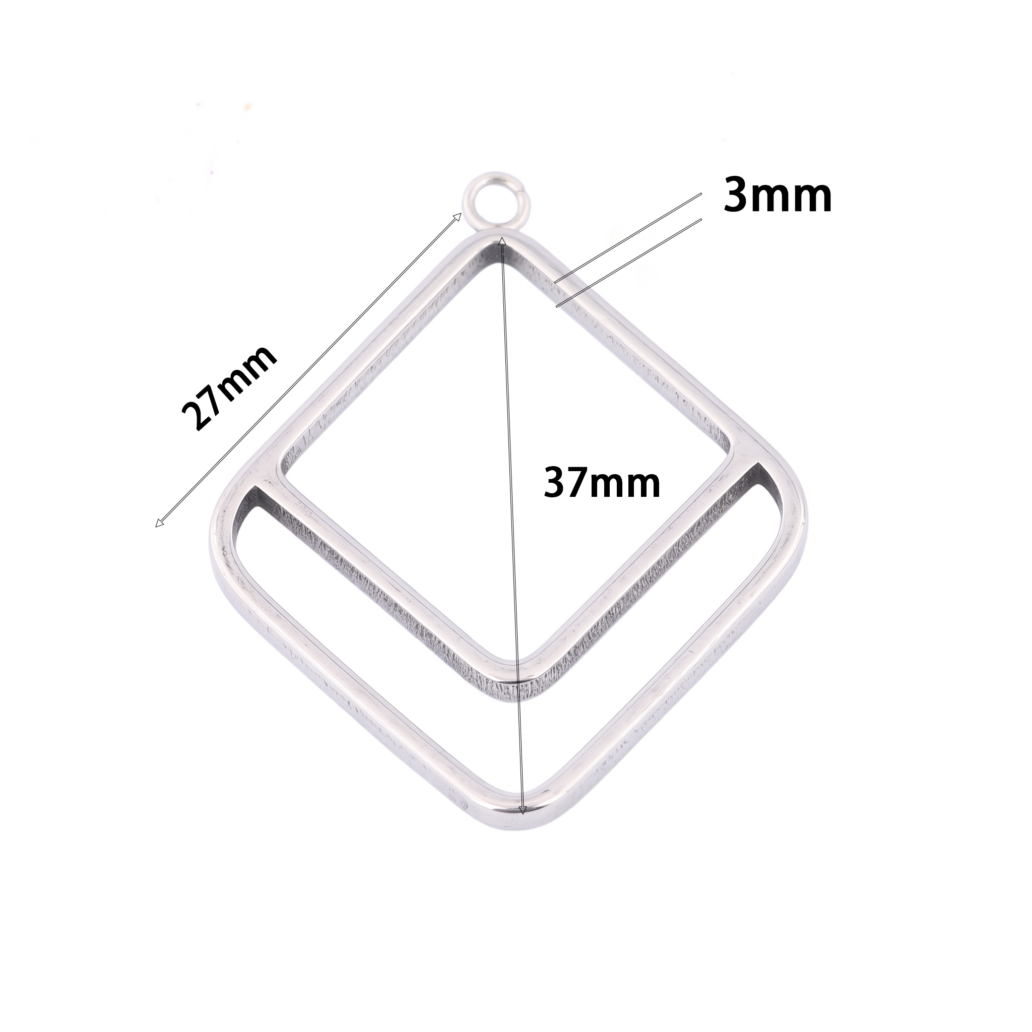 10pcs Square Triangle 3mm Thic - Resin Craft Projects recension och pris