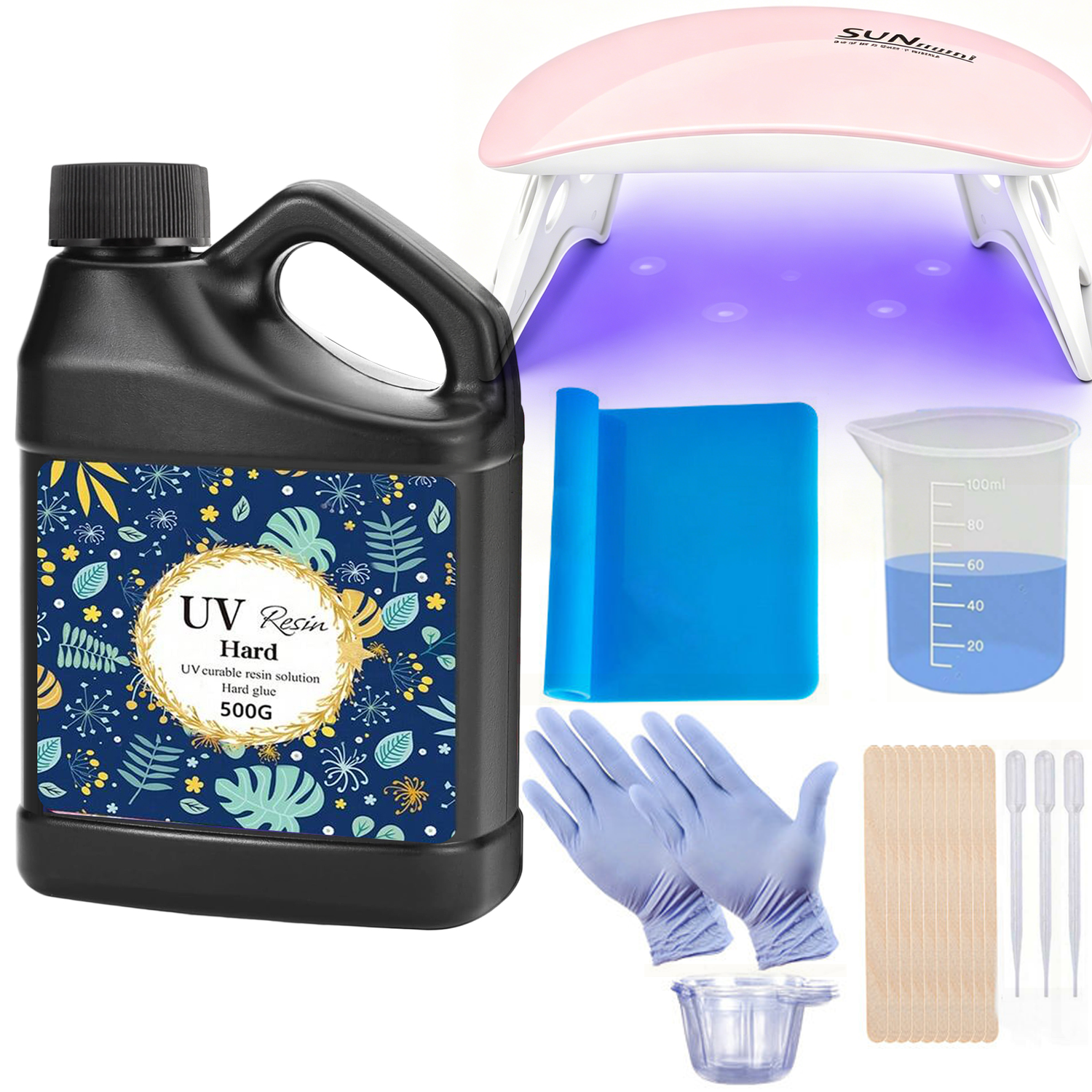 Crystal Clear&Low Odor,UV Ligh - Epoxy Uv Resin Kit recension och pris