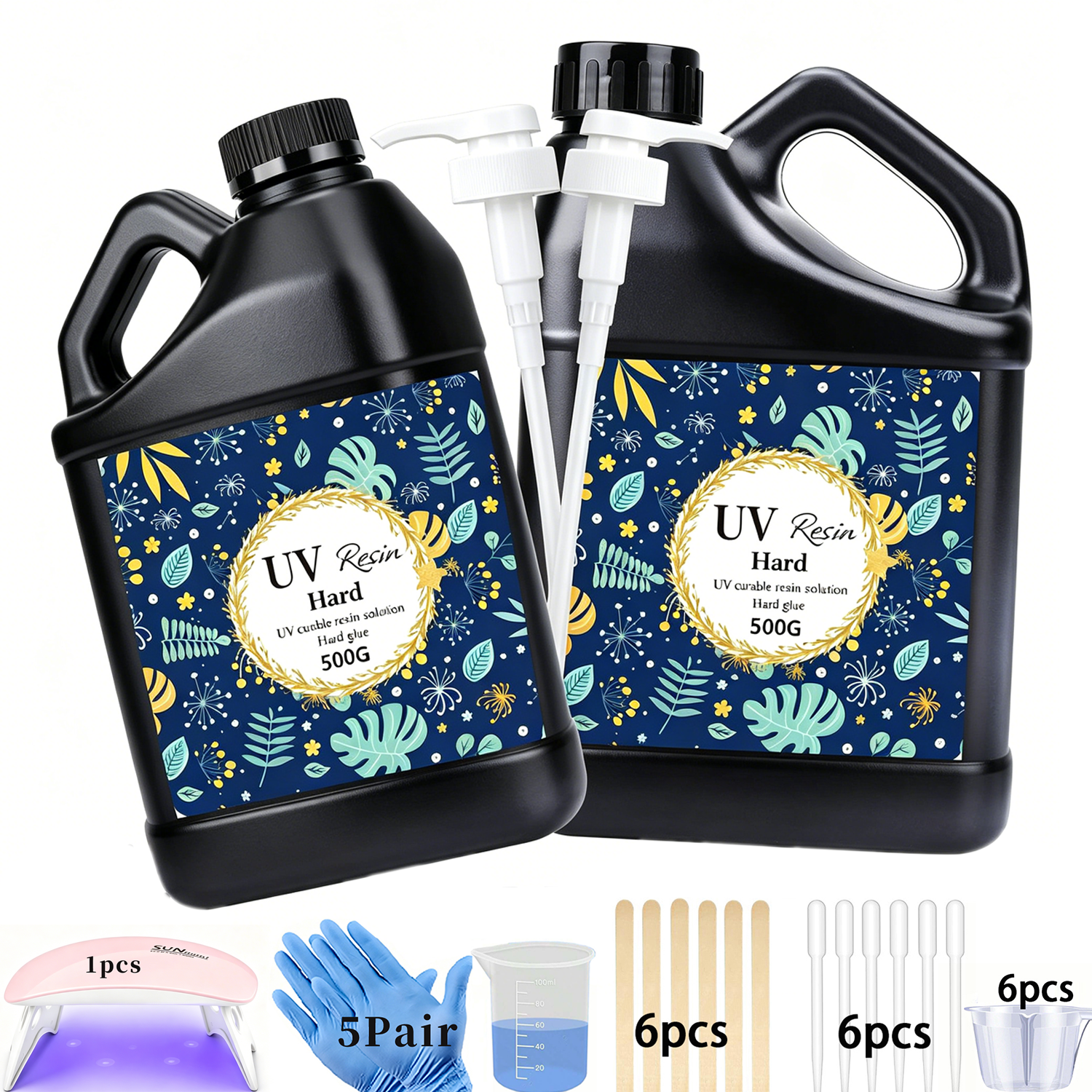 Crystal Clear&Low Odor,UV Ligh - Epoxy Uv Resin Kit recension och pris