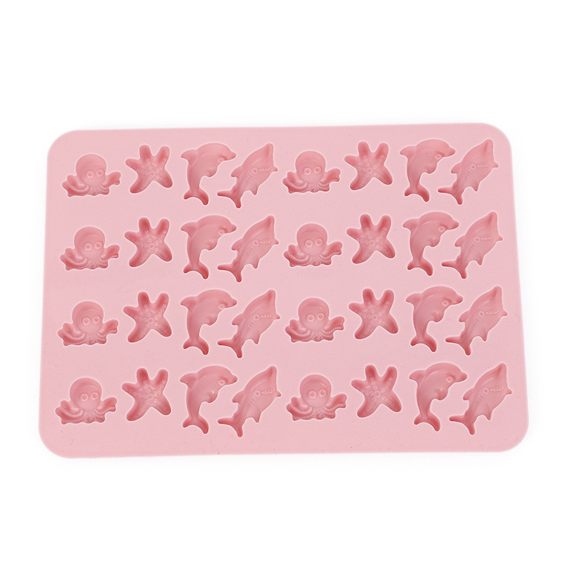 Mix Fruit Animal Silicone Choc - Silicone Mold Tray recension och pris
