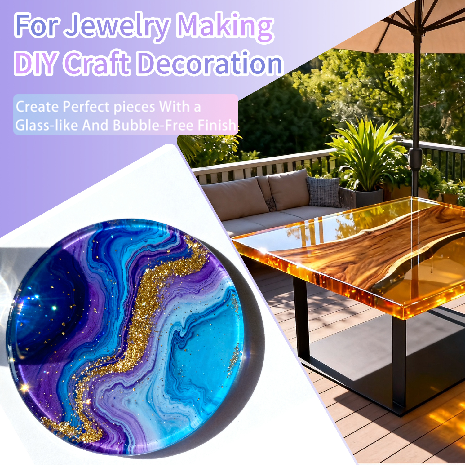 200g UV Resin Crystal Clear Ha - Epoxy Uv Resin Kit recension och pris