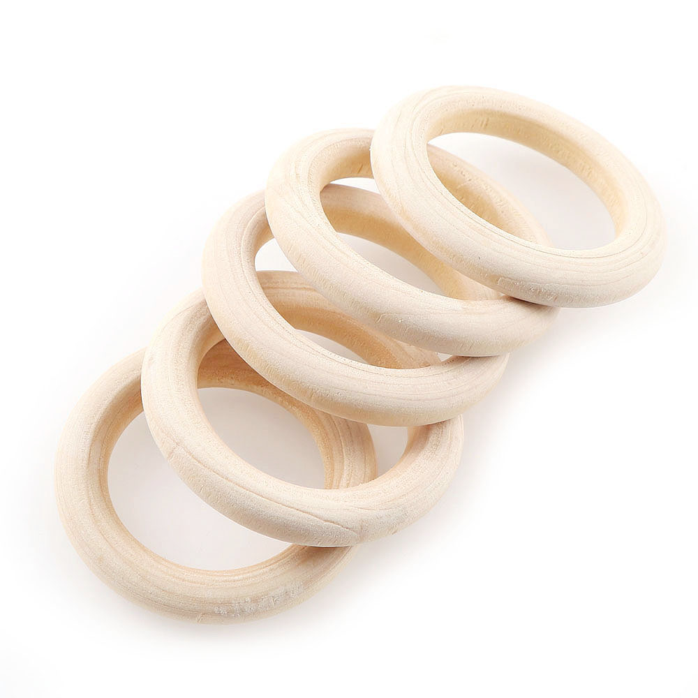 Unfinished Wooden Rings 20-60m - Wood Ring Blank recension och pris