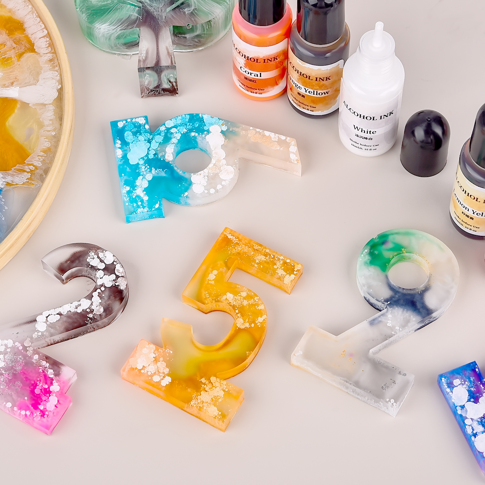 1set Art Ink Alcohol Epoxy Res - Resin Dye Alcohol recension och pris