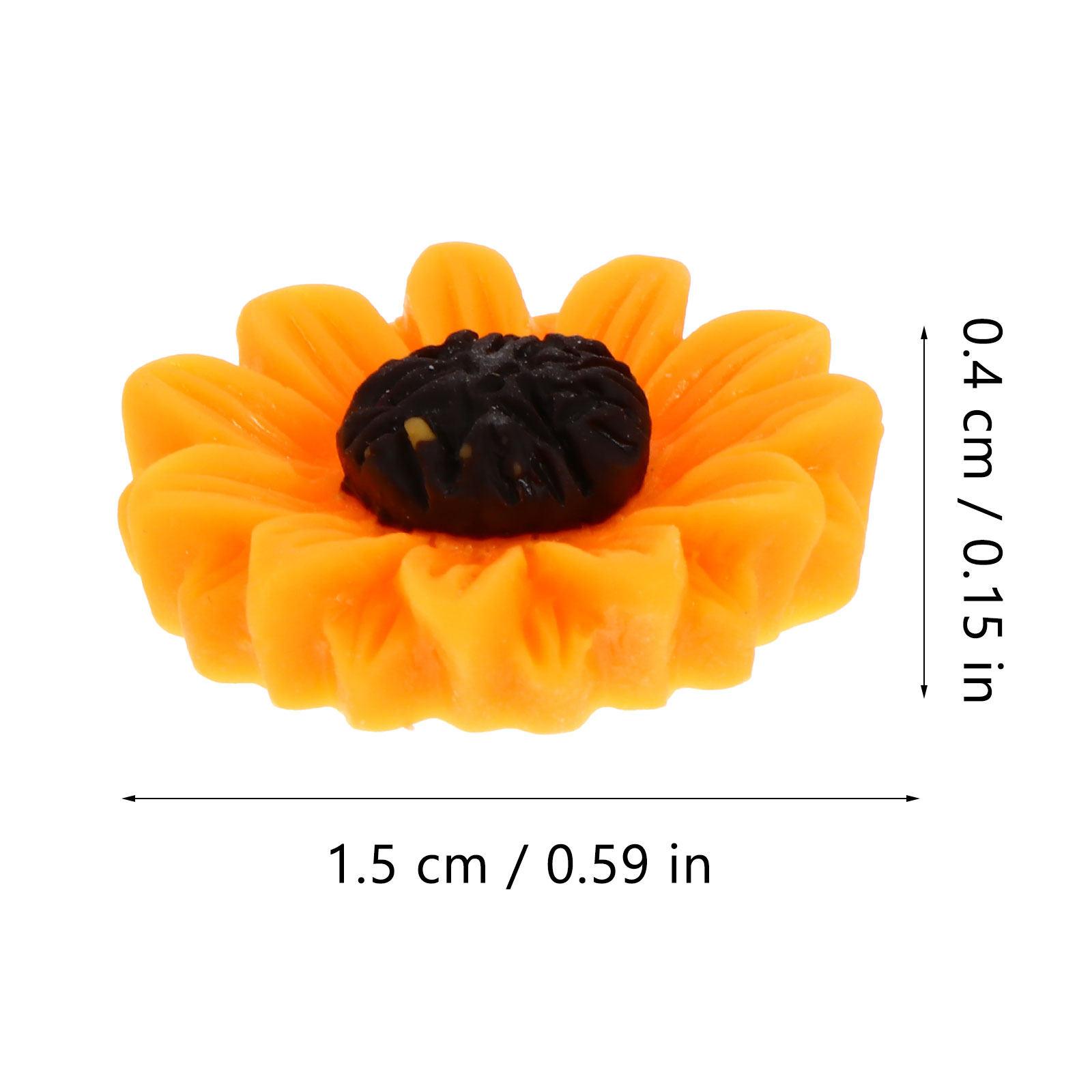 100Pcs Resin Daisy Flower Char - Resin Crafts Diy recension och pris