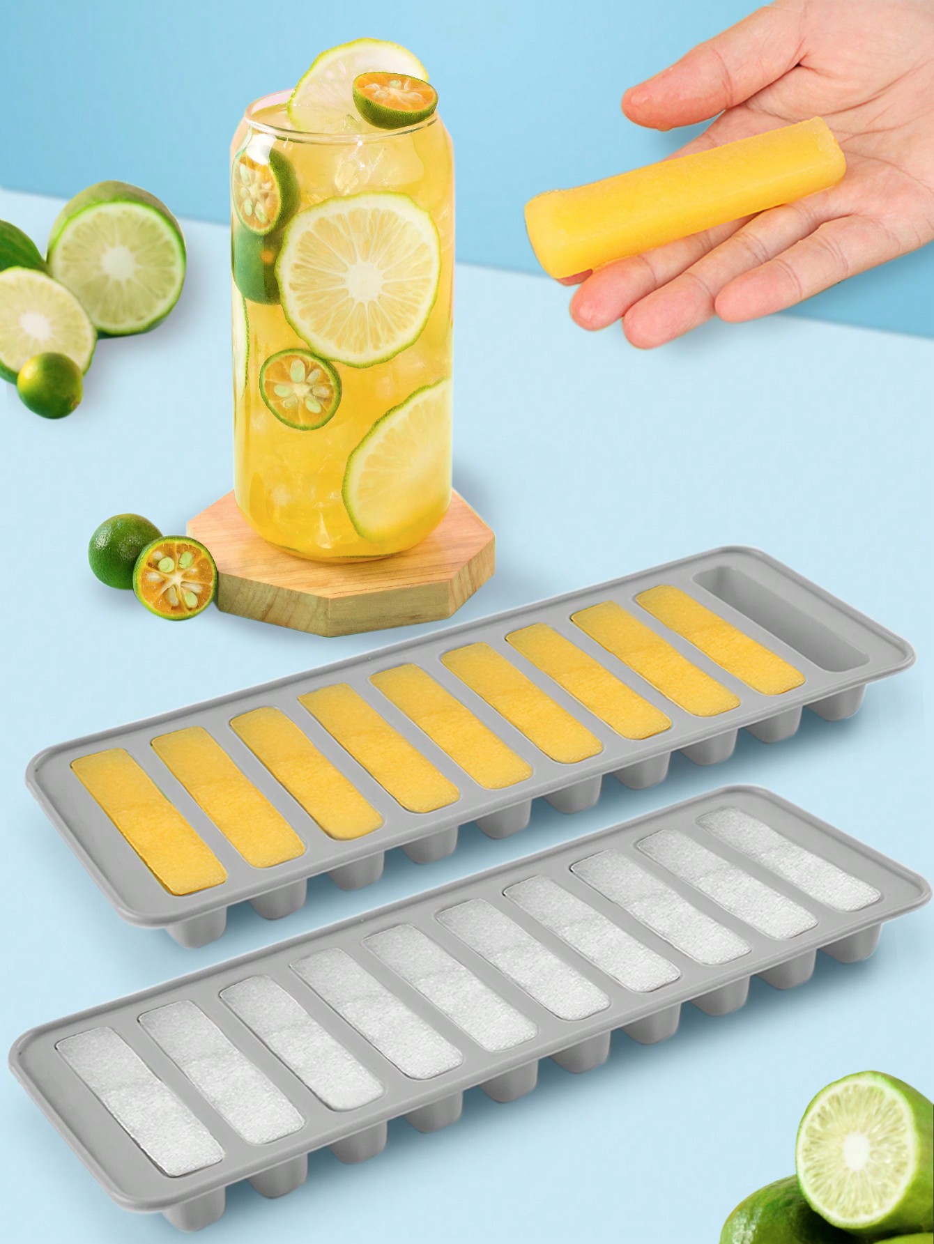 1pc Multi-grid Ice Cube Mold,  - Silicone Mold Tray recension och pris
