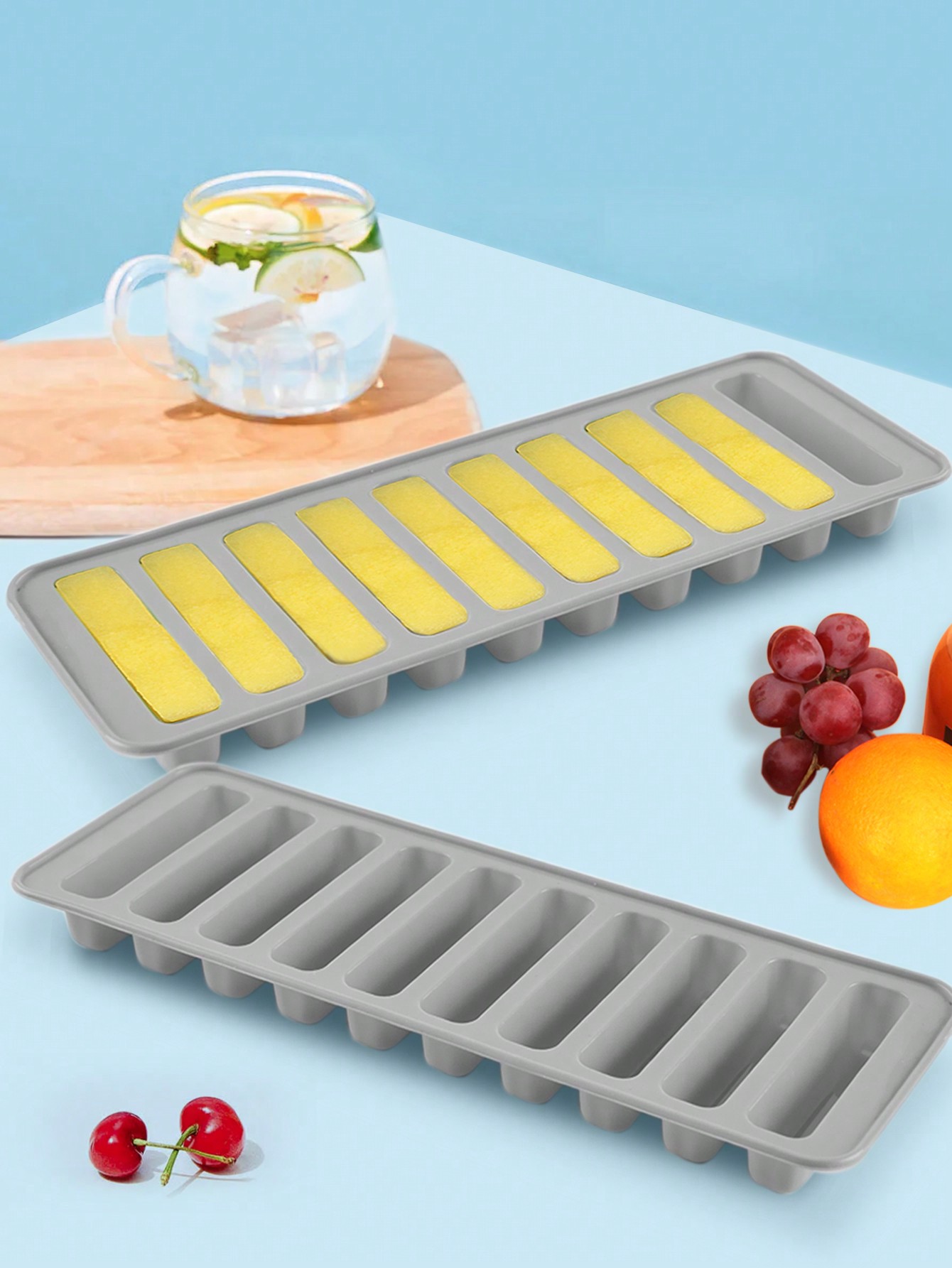 1pc Multi-grid Ice Cube Mold,  - Silicone Mold Tray recension och pris