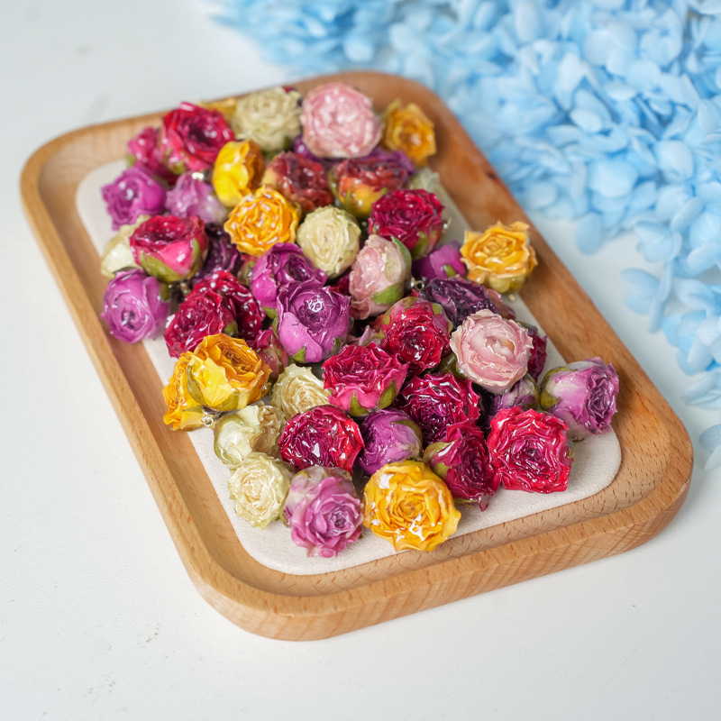 5pcs Drip Glue Roses Dried Flo - Dried Flower Bulk recension och pris