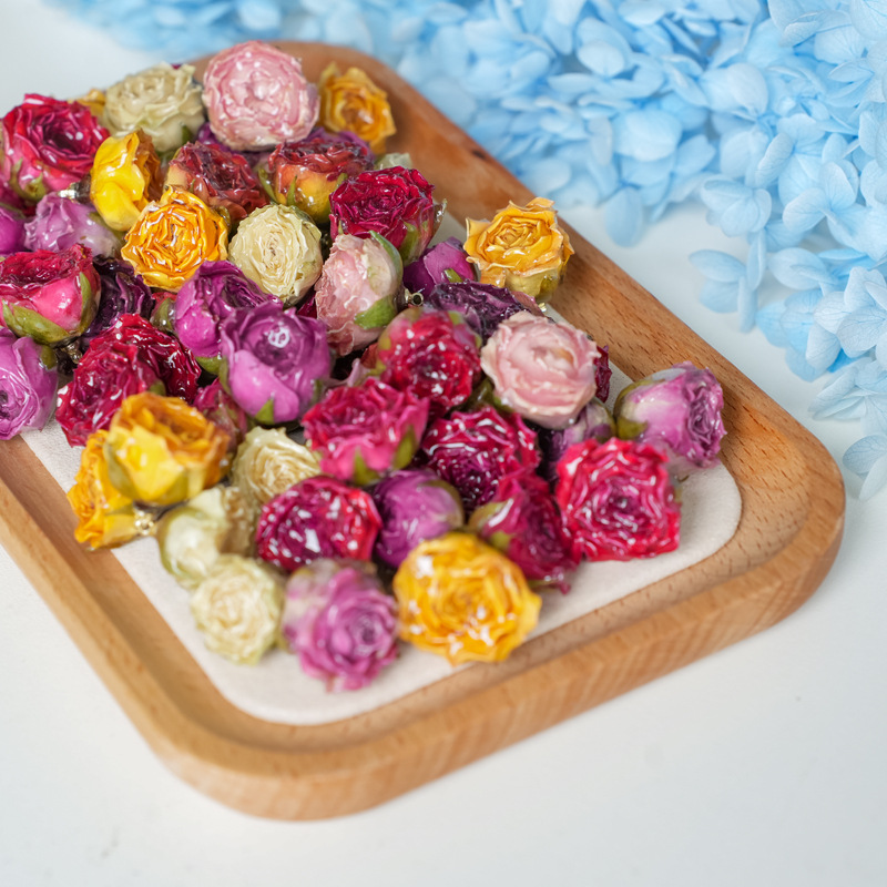 5pcs Drip Glue Roses Dried Flo - Dried Flower Bulk recension och pris