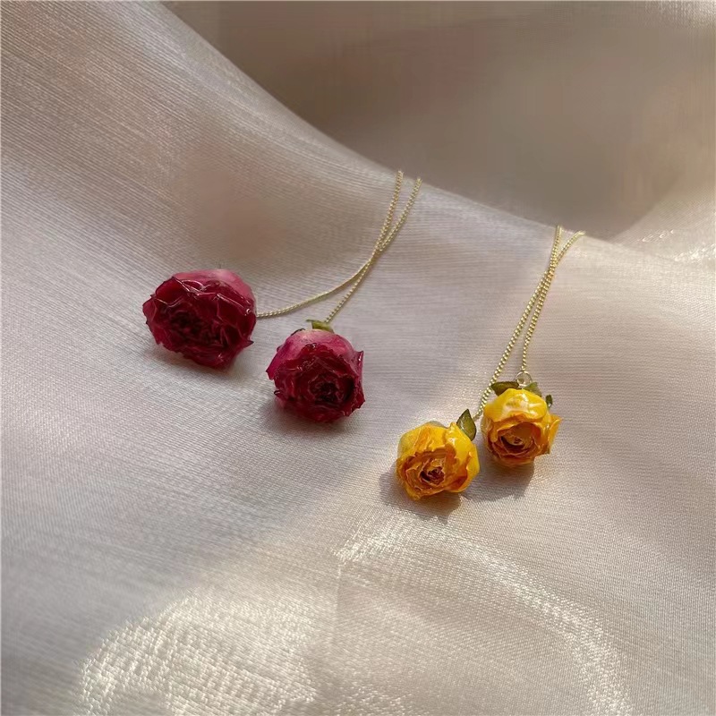 5pcs Drip Glue Roses Dried Flo - Dried Flower Bulk recension och pris