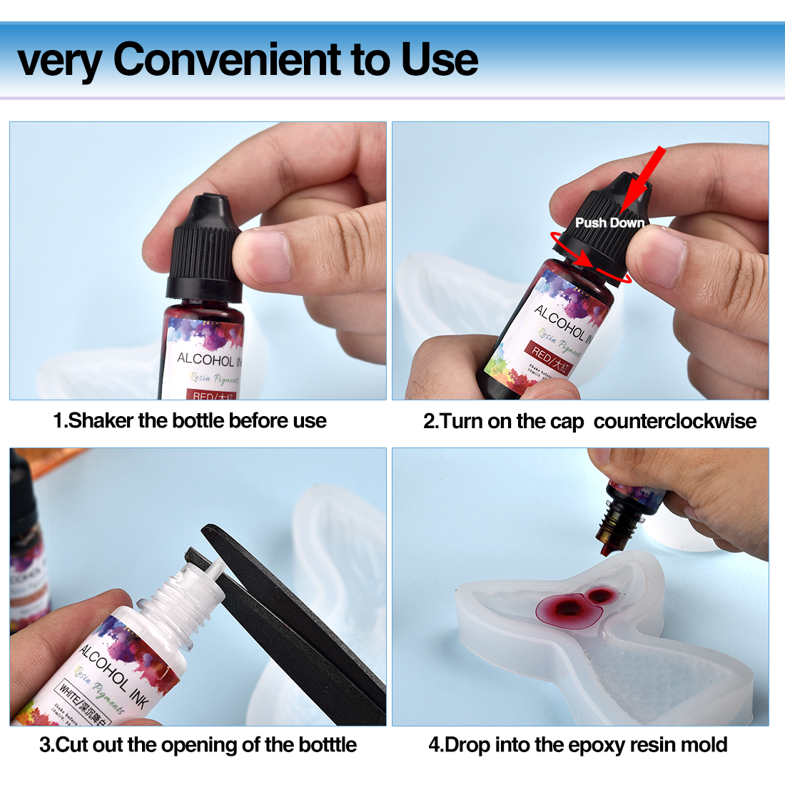 10ML Art Ink Alcohol Resin Pig - Resin Dye Alcohol recension och pris