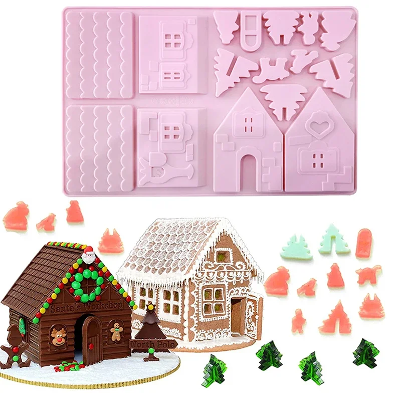 Christmas House Building block - Silicone Mold Tray recension och pris