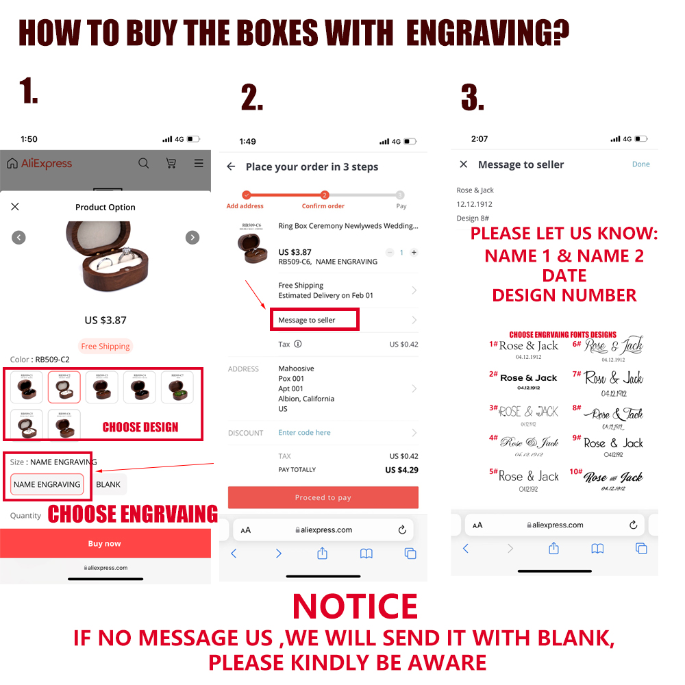 Marriage Engagement Wooden Rin - Wood Ring Blank recension och pris