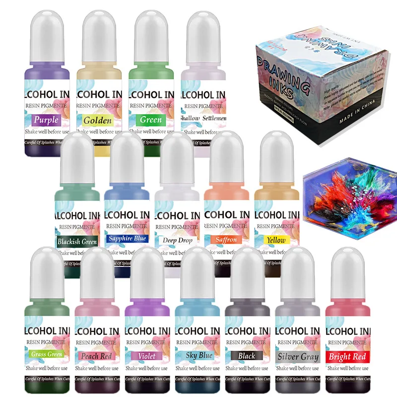 Color Pigment Set For Epoxy Re - Epoxy Uv Resin Kit recension och pris